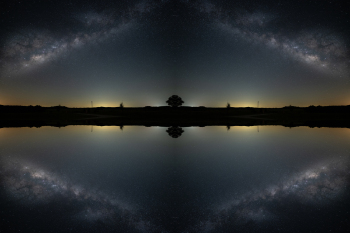 Milky way mandala