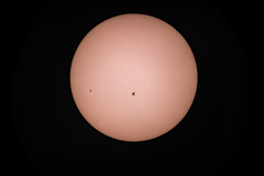 About to begin, with  sunspots